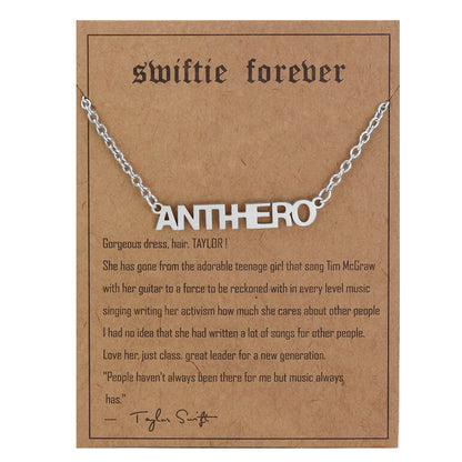 Personalized Minimalist Singer Signature Necklace Gift