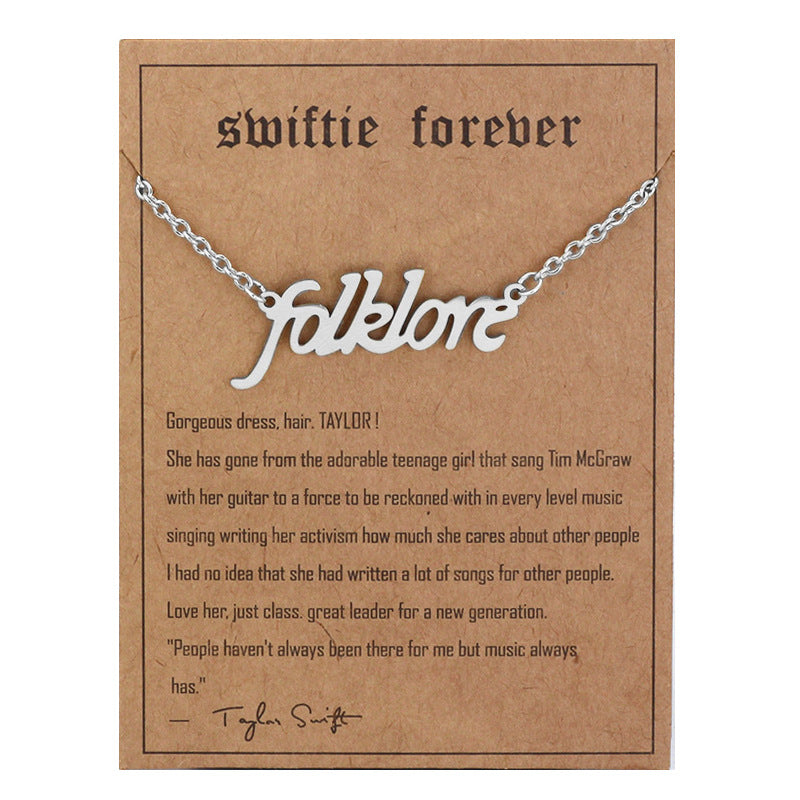 Personalized Minimalist Singer Signature Necklace Gift