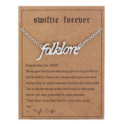 Personalized Minimalist Singer Signature Necklace Gift