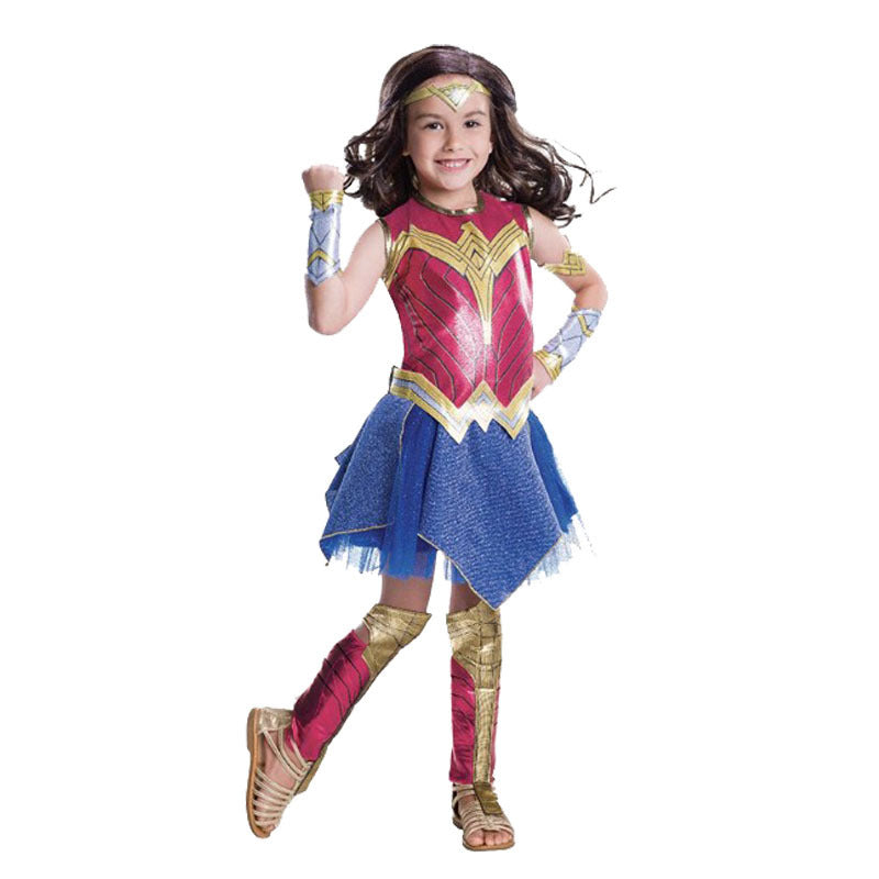 Wonder Woman Kids Cosplay Costume Outfit