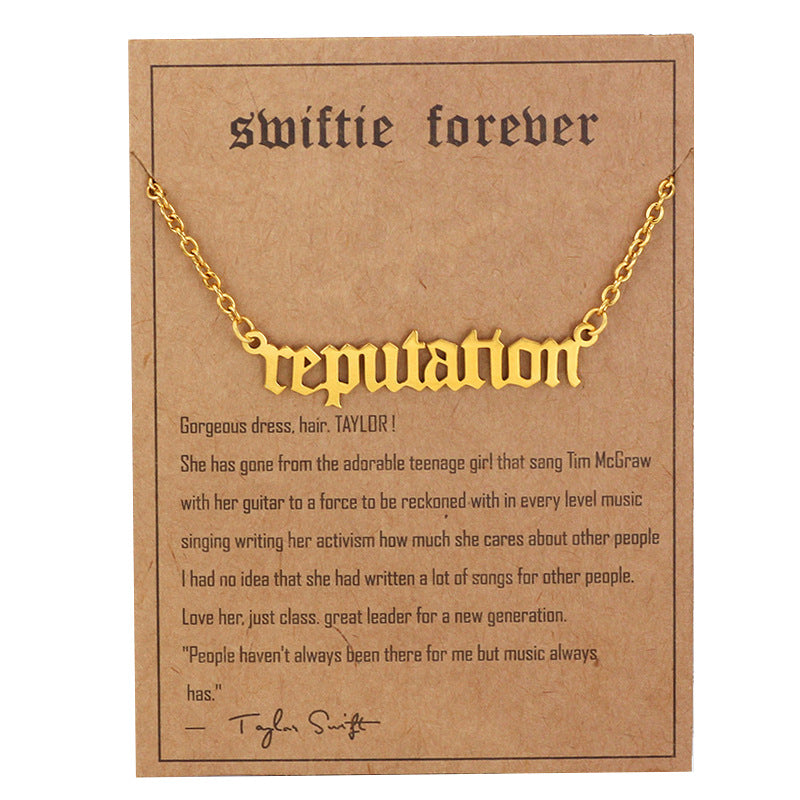 Personalized Minimalist Singer Signature Necklace Gift