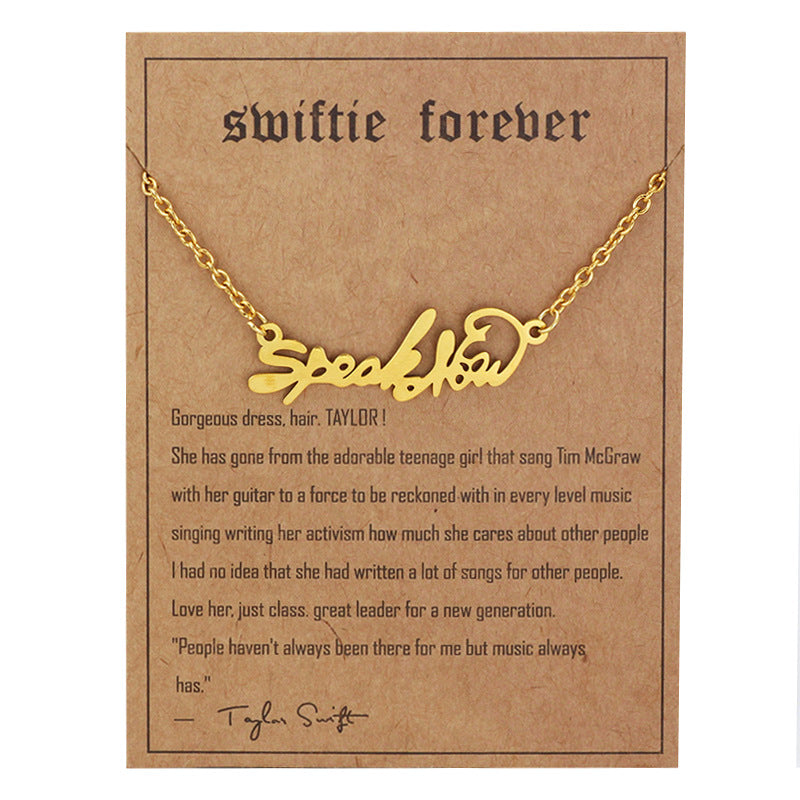 Personalized Minimalist Singer Signature Necklace Gift