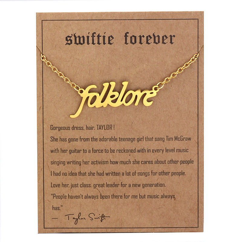 Personalized Minimalist Singer Signature Necklace Gift