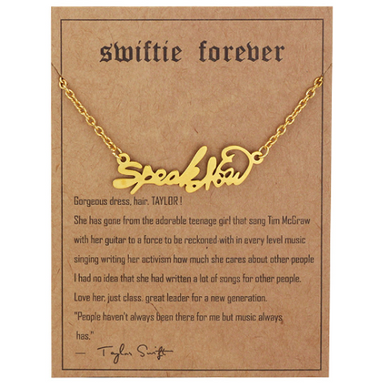 Personalized Minimalist Singer Signature Necklace Gift