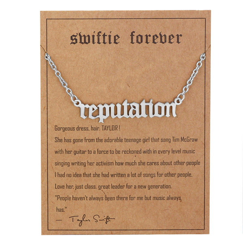 Personalized Minimalist Singer Signature Necklace Gift
