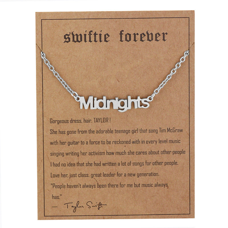 Personalized Minimalist Singer Signature Necklace Gift
