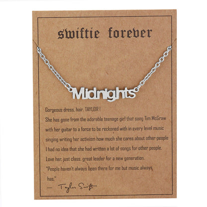 Personalized Minimalist Singer Signature Necklace Gift