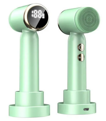 6 In 1 Ultrasonic Electric Face Cleansing Brush Compress