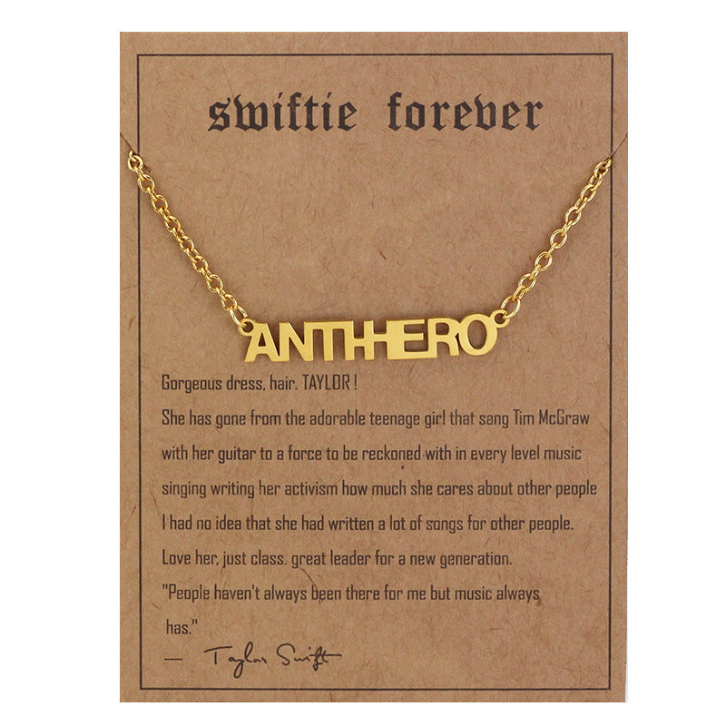Personalized Minimalist Singer Signature Necklace Gift
