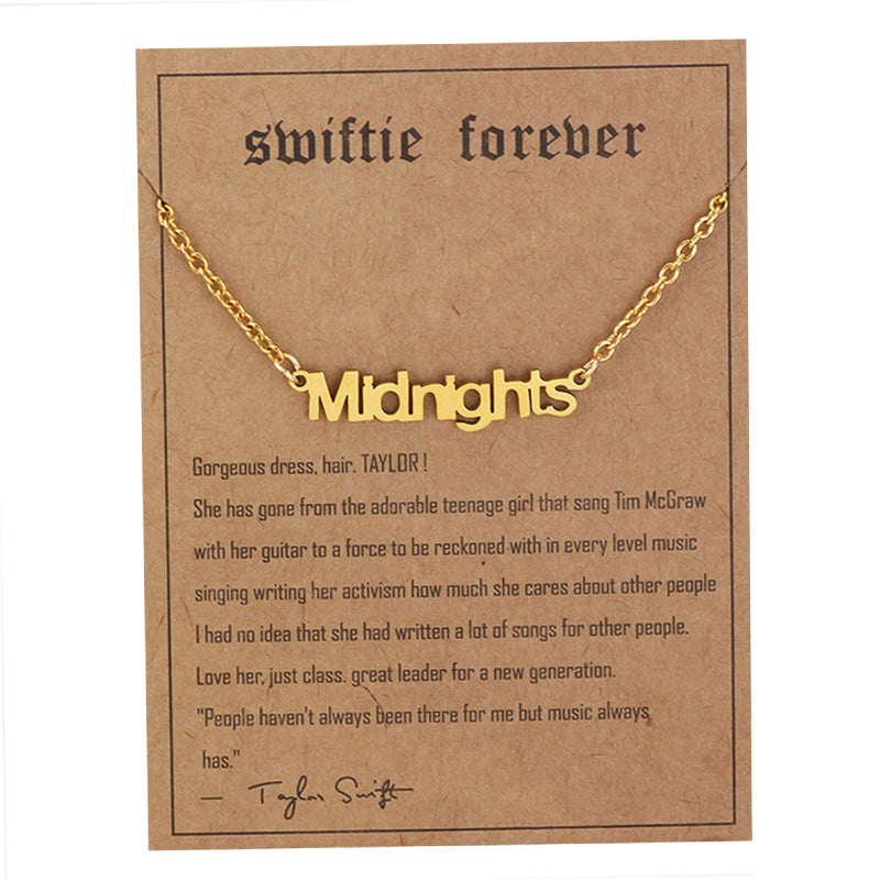 Personalized Minimalist Singer Signature Necklace Gift