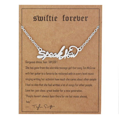 Personalized Minimalist Singer Signature Necklace Gift